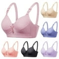 thumbnail image 1 of THDHVS Wireless Bra,One Piece Wireless Bra Comfortable Everyday Casual Wear for Women,Bras for Women Purple 36BC, 1 of 3