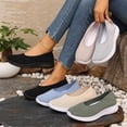 thumbnail image 1 of THDHVS Womens Casual Shoes,Comfortable Dress Shoes for Women,Plus Size Women Slip On Wedge Sandals Soft Sole Comfortable for Seasonal Style Light Blue, 1 of 8