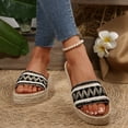 thumbnail image 1 of THDHVS Womens Sandals Comfortable,Sandals for Women 2025,Fashion Women Casual Round Head Slippers Comfy Beach Slip-on Shoes Dark Gray 8.5, 1 of 6