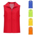 thumbnail image 1 of THDHVS Womens T Shirts,Women Breathable Fishing Travel Hiking Vest Jacket Lightweight Outdoor Summer,Summer Tops for Women Red 4XL, 1 of 5