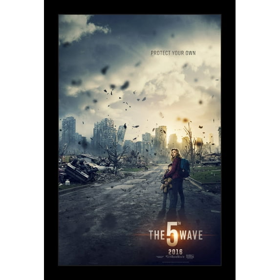 THE 5TH WAVE - 11x17 Framed Movie Poster