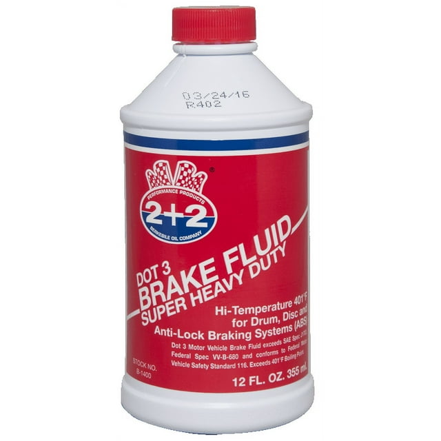 THE BERKEBILE OIL COMPANY B1400 BERKEBILE B1400 DOT 3 BRAKE FLUID 12