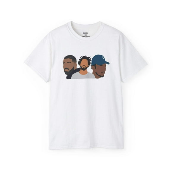 THE BIG 3 T-SHIRT | AUBREY, JERMAINE, K. DOT | 4 Colors | Heavy Cotton Quality