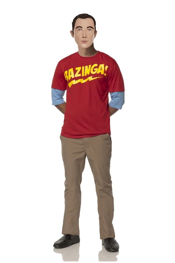 SHELDON'S BAZINGA ADULT MENS COSTUME