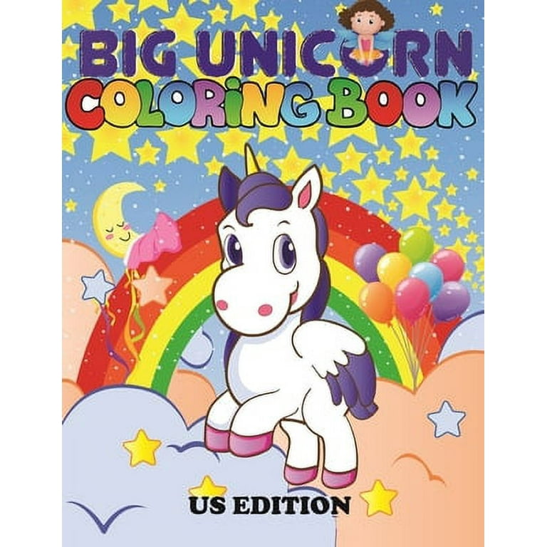 unicorn coloring book for girls ages 2-4: unicorn coloring book for girls  8-10-3-5-6-9-4-2 ,kids coloring book