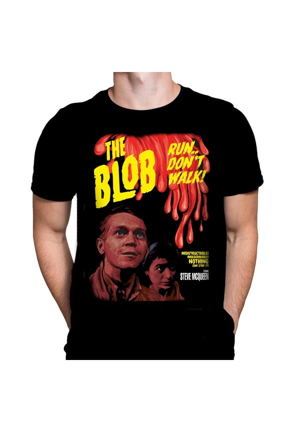 THE BLOB - Black T-Shirt - Sizes S-XL5 - Art / Horror / Gore / Sci-Fi