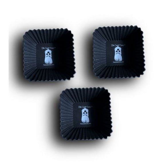 THE CANDLE DADDY'S "RUBBERS" - (3) SQUARE SILICONE WAX WARMER LINERS -RE-USUABLE - MUST HAVE FOR ALL WAX MELT USERS!