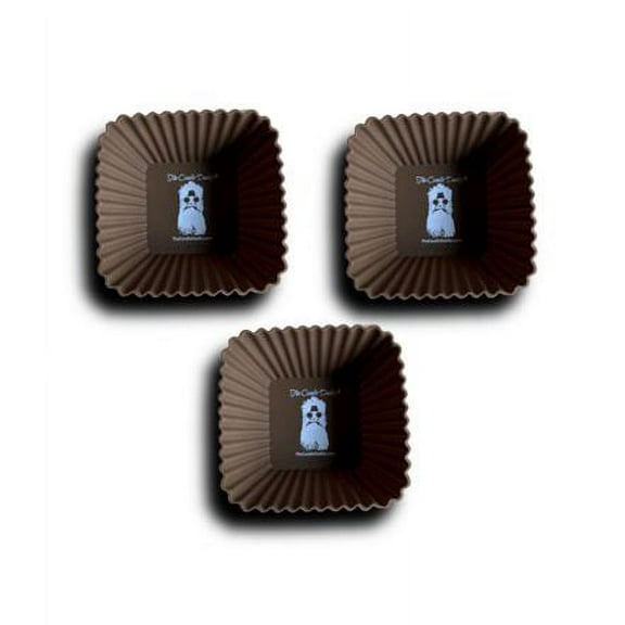 THE CANDLE DADDY'S "RUBBERS" - (3) SQUARE SILICONE WAX WARMER LINERS -RE-USUABLE - MUST HAVE FOR ALL WAX MELT USERS!