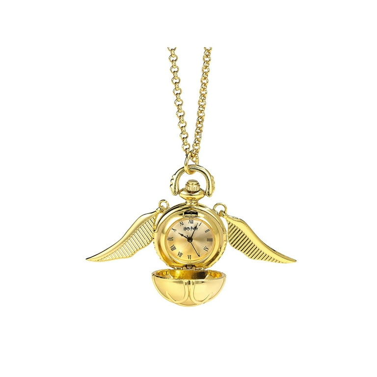THE CARAT SHOP Golden Snitch Watch Necklace Harry Potter Pendant - Main Image