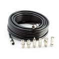 thumbnail image 1 of THE CIMPLE CO - 10' RG6 Black & 6 Universal Coaxial Cable Connector Ends - F81 RCA BNC Adapters, 1 of 9