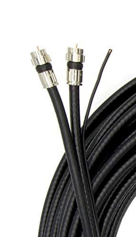 THE CIMPLE CO 100ft Dual with Ground RG6 Coaxial Twin Coax Cable