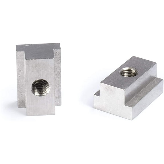 THE CIMPLE CO - 10PC Bed Deck Rail T-Slot Nuts for Toyota Tacoma Tie Down Nut / SS 304, Silver