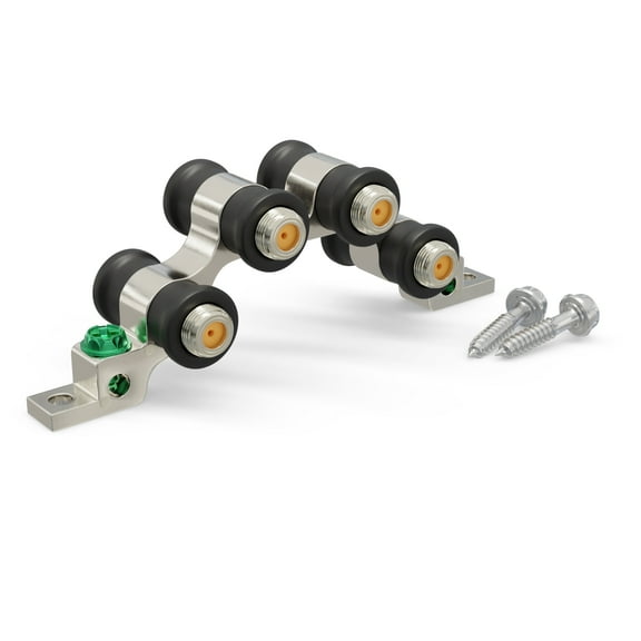 THE CIMPLE CO - 3.0 GHz - Quad / Four Port Ground Block - Weather Seal Coax Cable, 4 Pack