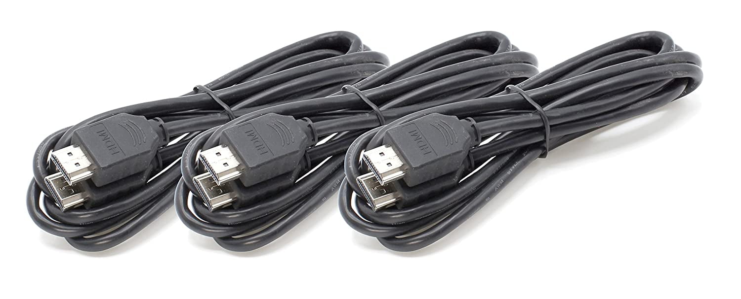 THE CIMPLE CO - 4K HDMI Cable - High Grade & Speed 12ft 22.5 Gbps - 3D Blu-ray PS4 Xbox - 3 Pack