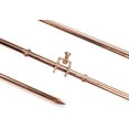thumbnail image 1 of THE CIMPLE CO - 4ft Copper Grounding Rod 3/8 inches dia with Pre-Installed Ground Rod Clamp, Ten, 1 of 9