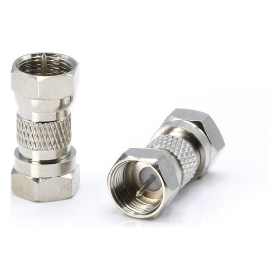 THE CIMPLE CO - Coax Cable Extension Adapter - High Grade - 10 Pack- Male Male 3GHz TV Cable