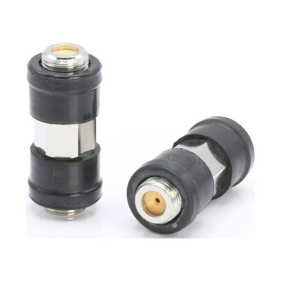 THE CIMPLE CO - Coaxial Cable Connector Adapter - WEATHER BOOT Series - 50 Pack - Coax F-Pin