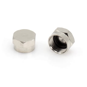 THE CIMPLE CO - Coaxial F Cap (F81 Cap) Weather Cap - Protects Female Connection - 4 pack