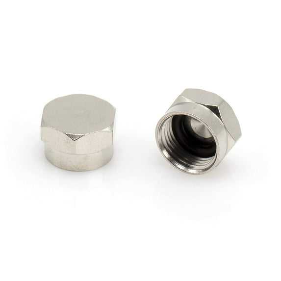 THE CIMPLE CO - Coaxial F Cap (F81 Cap) Weather Cap - Protects Female Connection - 4 pack