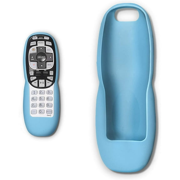 THE CIMPLE CO - DirecTV Remote Control Cover - Blue - NonSlip Rubber Protective Skin - 4 Pack