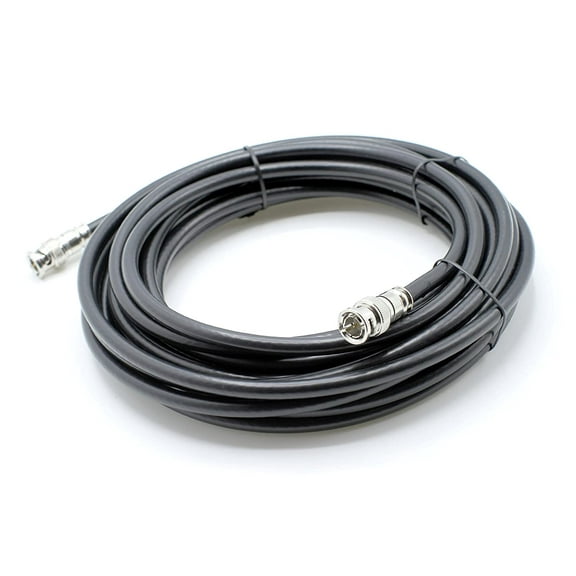 THE CIMPLE CO - HD SDI Cable - Black Coaxial BNC Male to Male 20ft - 75 Ohm 3Gbps
