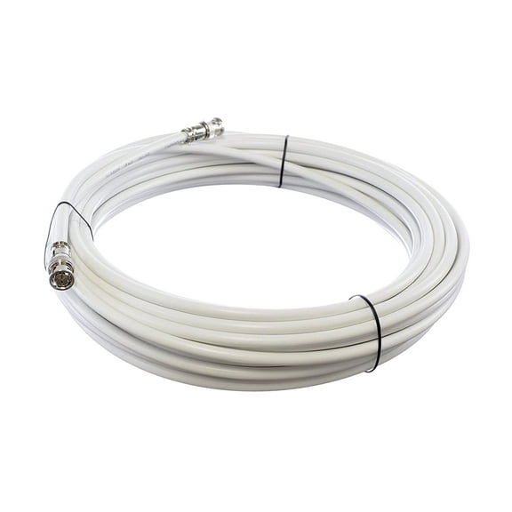 THE CIMPLE CO - HD SDI Cable - White Coaxial BNC Male to Male 125ft - 75 Ohm 3Gbps