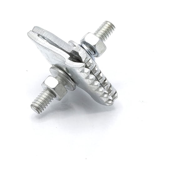 THE CIMPLE CO - I Beam Clamp Galvanized Heavy Duty Trailer for Ground Cable - 10 Pack