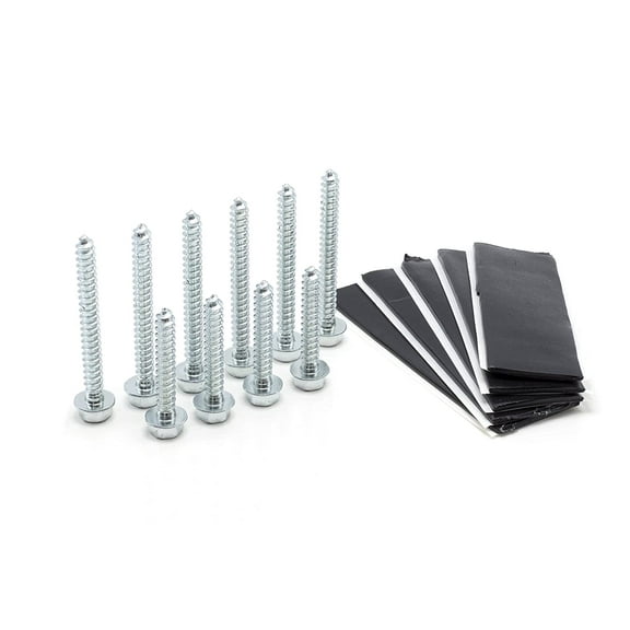 THE CIMPLE CO - Pitch Pad Kit - 10 Lag Bolts and (5) Mastic Pads - Antennas/Satellite Dish Mount