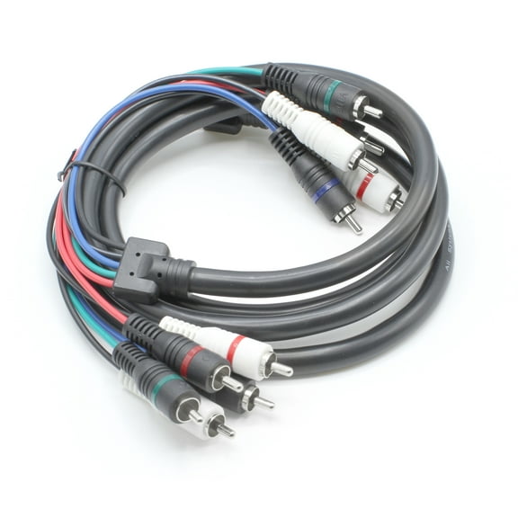 THE CIMPLE CO - RCA Component Audio Video Cable - Quality Plated - 3 pk 12 FT - 720p 1080i