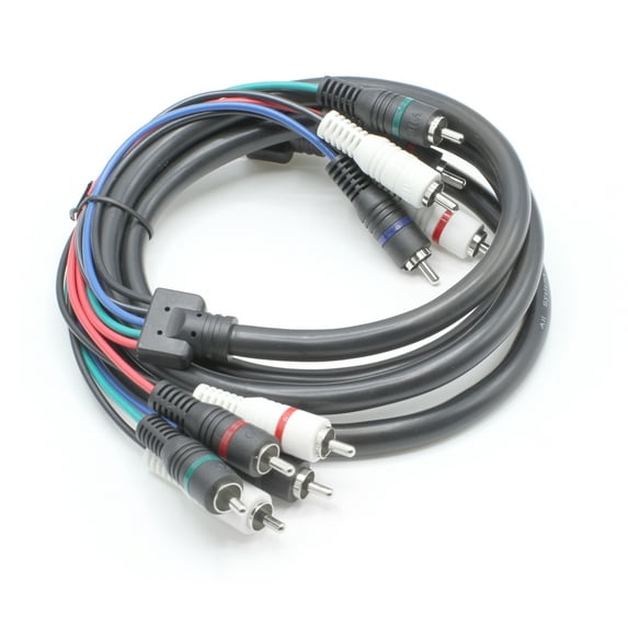 THE CIMPLE CO - RCA Component Audio Video Cable - Quality Plated - 3 pk 12 FT - 720p 1080i