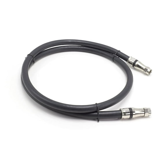 THE CIMPLE CO - RG-11 Coax Cable - F Type Compression Connector -Black- 3 FT Coaxial