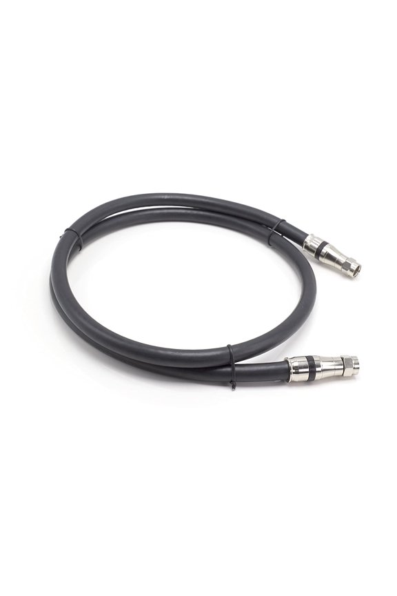 - RG-11 Coax Cable - F Type Compression Connector -Black- 3 FT Coaxial