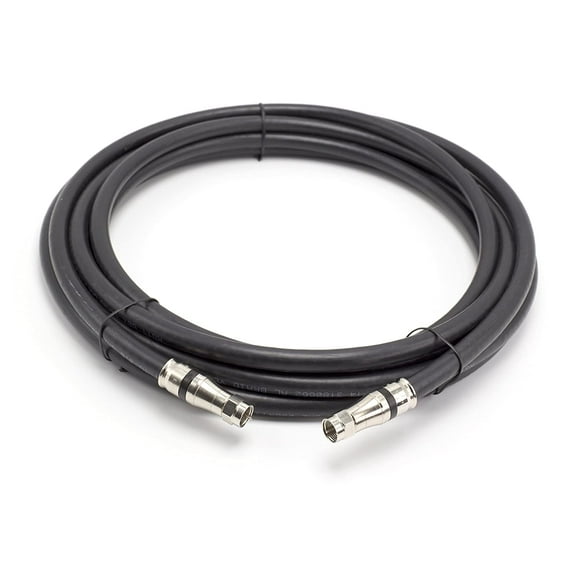 THE CIMPLE CO - RG-11 Coax Cable - F Type Compression Connector -Black- 40 FT Coaxial