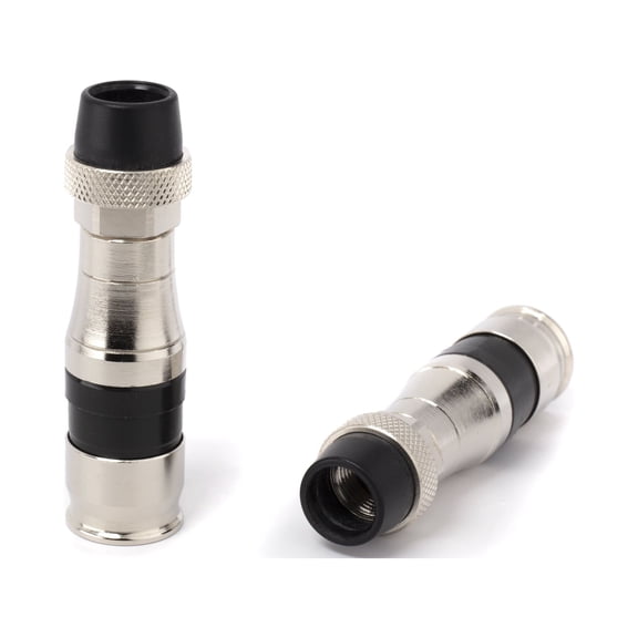 THE CIMPLE CO - RG11 Coaxial Cable Connectors - Coax Compression Fittings w Weather Seal - 4 ea
