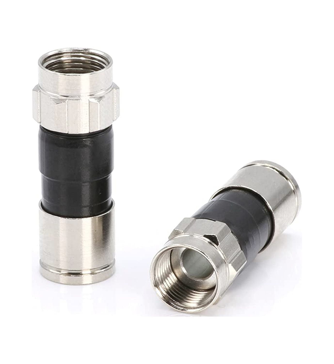 THE CIMPLE CO RG6 Coaxial Cable Connectors Coax Compression