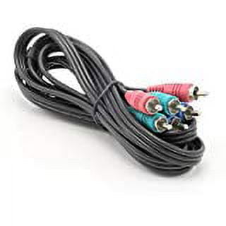 THE CIMPLE CO - RGB Component Video Cables - 6 FT Male - 3 Pack - HDTV Blu-Ray DVD Compatible