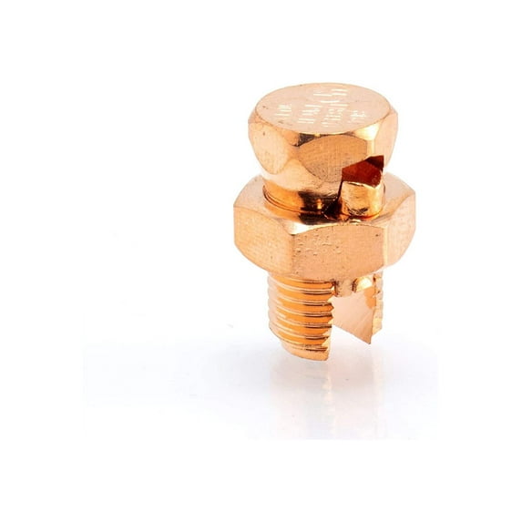 THE CIMPLE CO - Split Bolt Connector - Max Strength - Size 4 Gauge Copper Wires - UL, 10 Pack