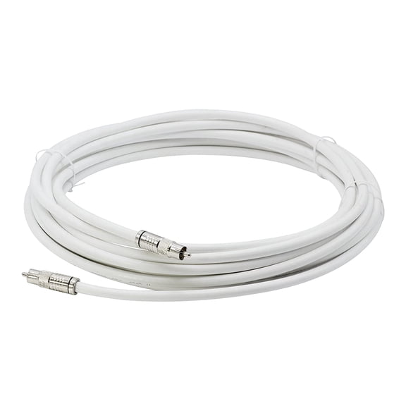 THE CIMPLE CO - White Digital Audio Coaxial Cable Subwoofer Cable - (S/PDIF) RCA Cable, 30 Feet