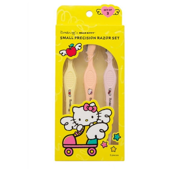 THE CREME SHOP X HELLO KITTY SMALL PRECISION RAZOR SET OF 3