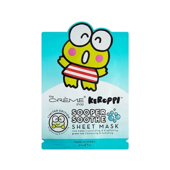 THE CREME SHOP x Keroppi Sooper Soothe Sheet Mask 1Pcs
