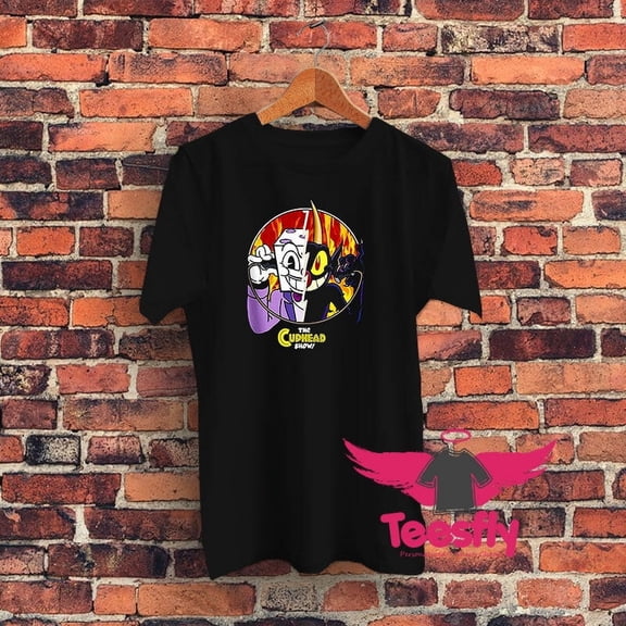 THE CUPHEAD SHOW KING DICE AND THE DEVIL GRAPHIC T-SHIRT