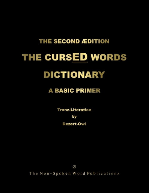 THE CursED WORDS Dictionary [Colour Format]: Second Edition, (Paperback ...