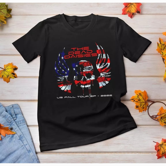 THE DEAD DAISIES - US Fall Tour EP 2022 Black SizeS-5XLShirt Gift Fan AC259