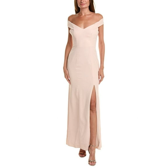 THE DESSY GROUP womens Dessy Collection Off-the-Shoulder Gown, 4