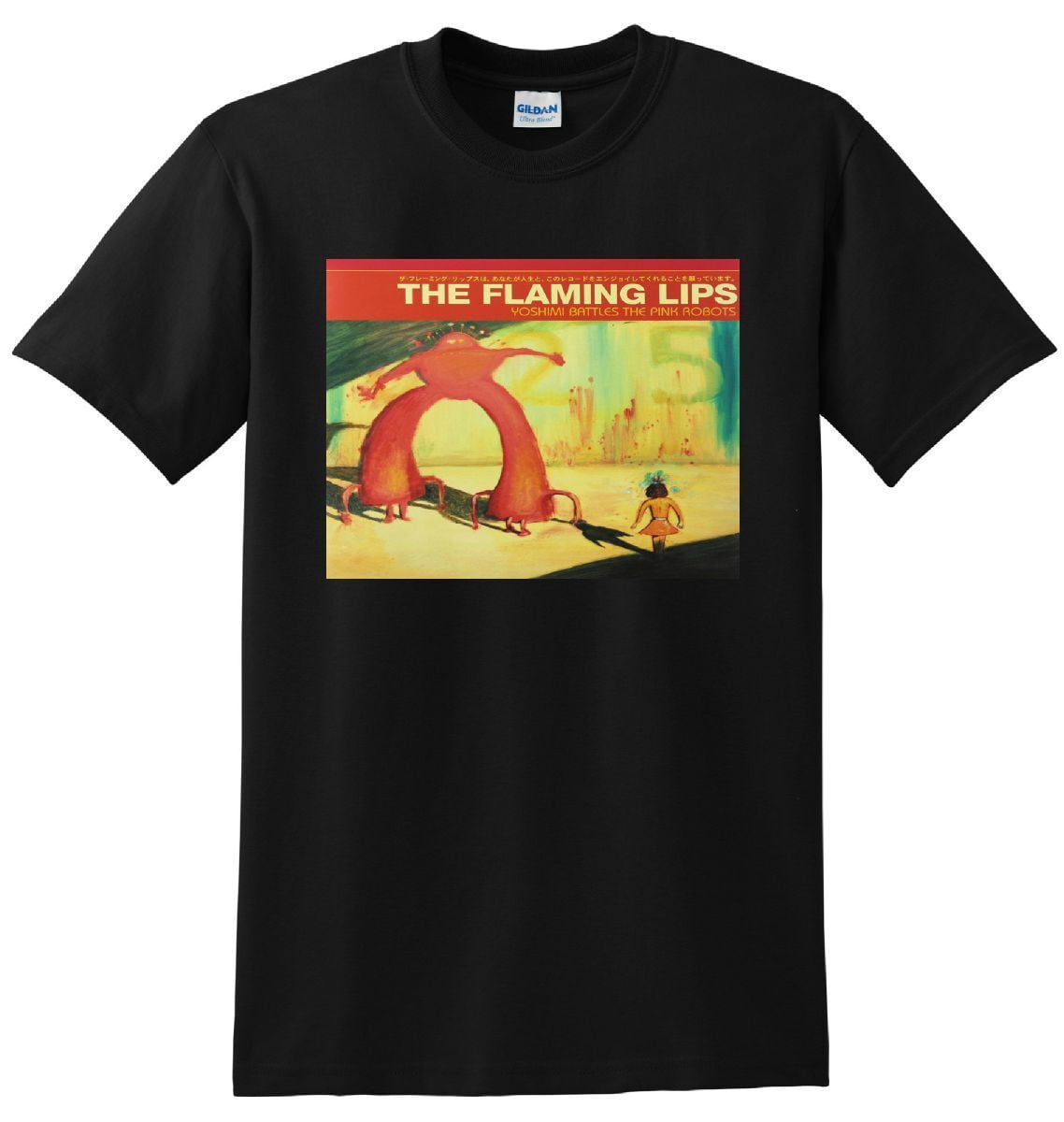 THE FLAMING LIPS T SHIRT yoshimi battles the pink robots THE FLAMING LIPS T SHIRT yoshimi battles the pink robots