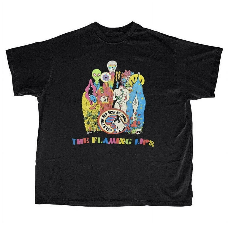 FLAMING LIPS vintage t shirt YOSHIMI Battles Pink Robots MIC
