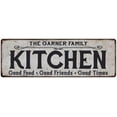 thumbnail image 1 of THE GARNER FAMILY KITCHEN Gift Chic Metal Sign 6x18 206180039404, 1 of 1