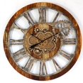THE GEARS CLOCK Wall Clock with Real Moving Gears AMLI_ 36 in Round