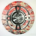 THE GEARS CLOCK Wall Clock with Real Moving Gears ENLI_ 36 in Round