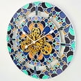 thumbnail image 1 of THE GEARS CLOCK Wall Clock with Real Moving Gears IT-LI_ 24 in Round Tramonti, 1 of 2